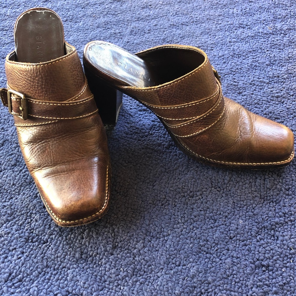 Leather Mules